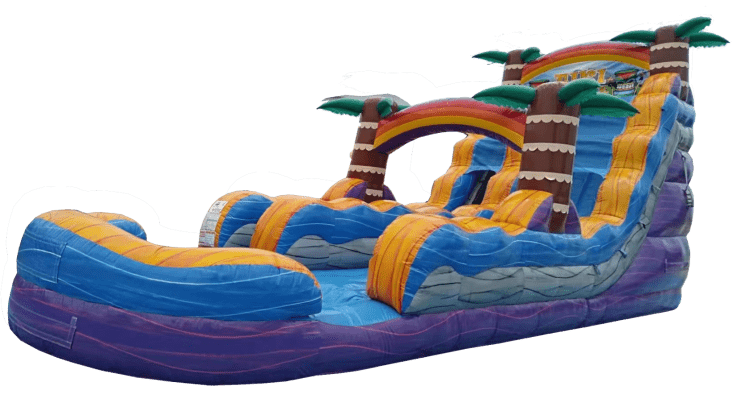 18' Tiki Plunge Extended Slide (Wet or Dry)