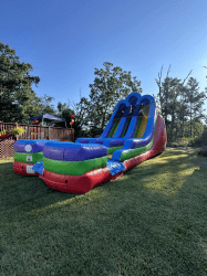 1820retro 1737555283 18' Multi Color Retro Water Slide (Wet or Dry)